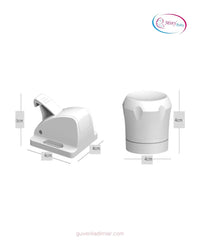 Mıknatıslı Gizli Dolap & Çekmece Kilidi 2'li Set