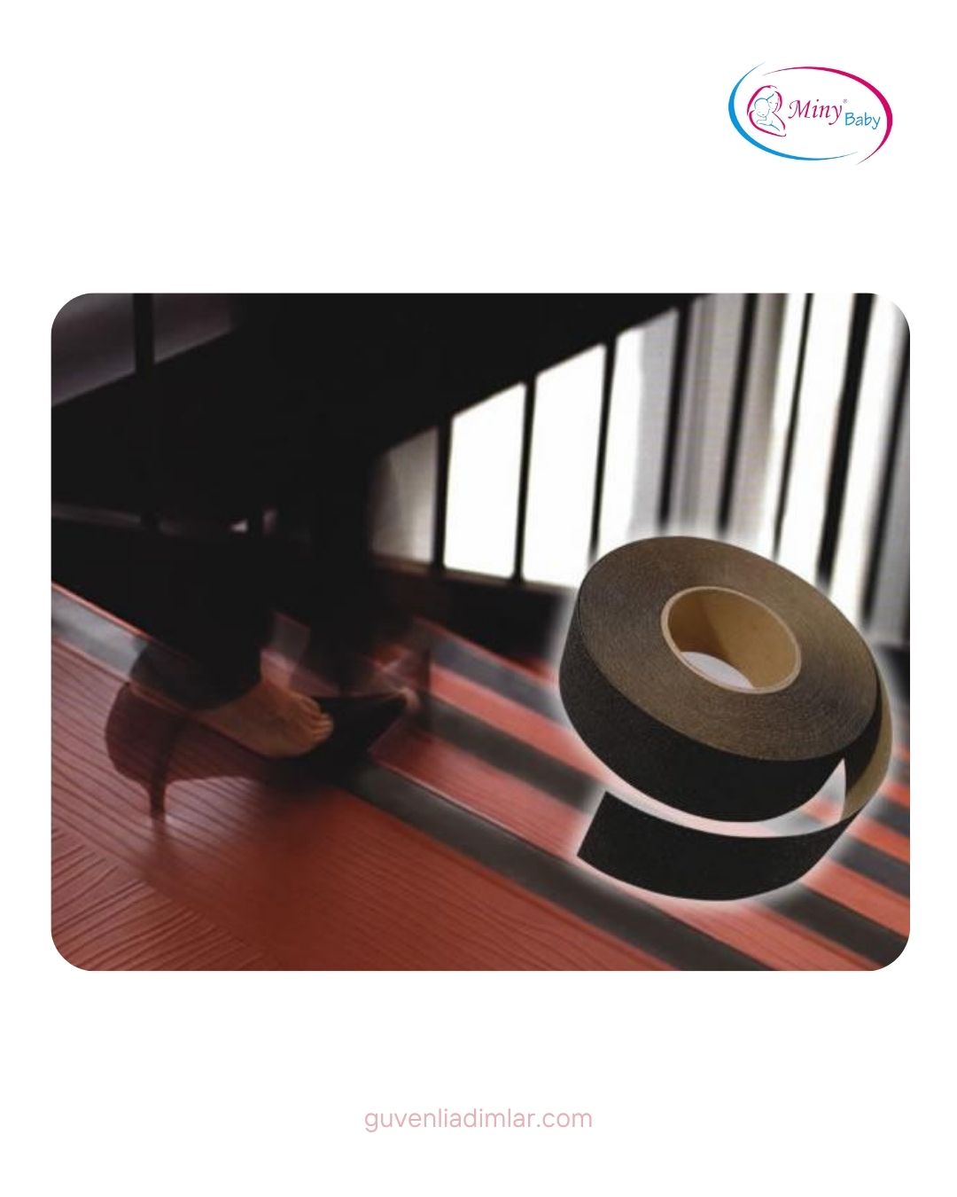Kaydırmaz Bant (Kahverengi) 10 Metre