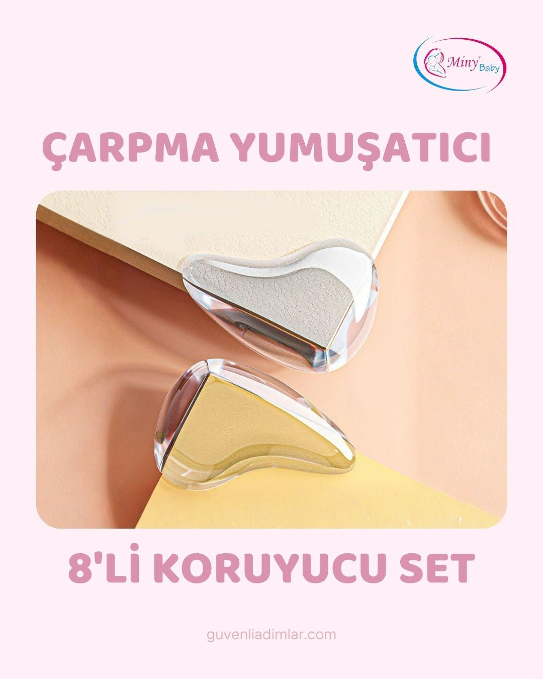 Şeffaf Köşe Koruyucu 8’li Set