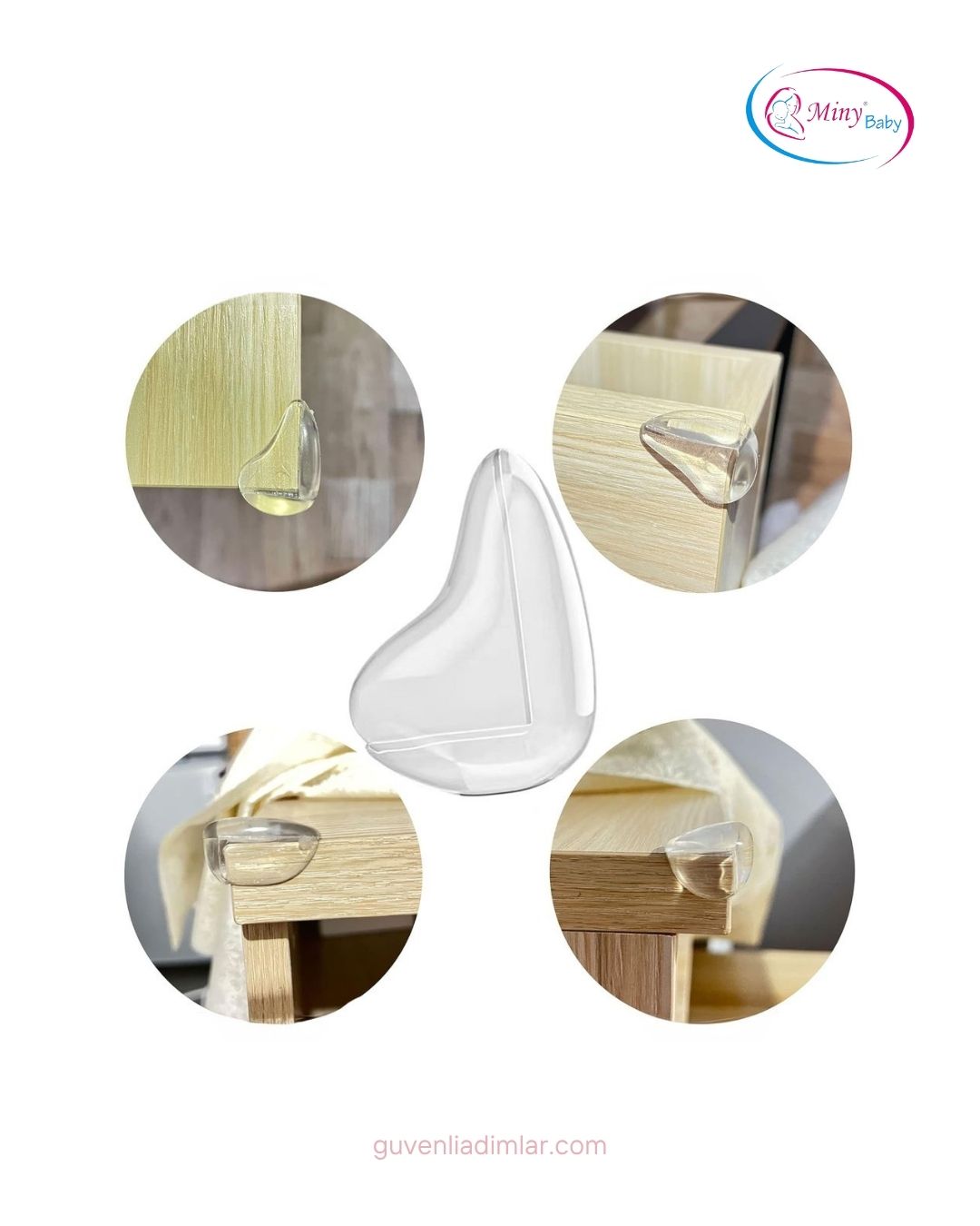 Şeffaf Köşe Koruyucu 8’li Set