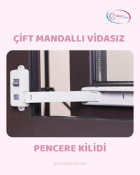 Vidasız Uygulanan Pencere Kilidi