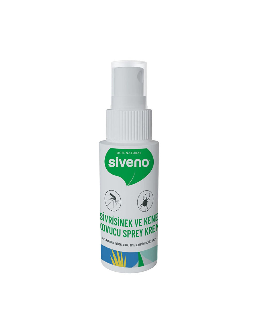 SİVENO %100 Sivrisinek ve Kene Kovucu Sprey Krem 50 ml