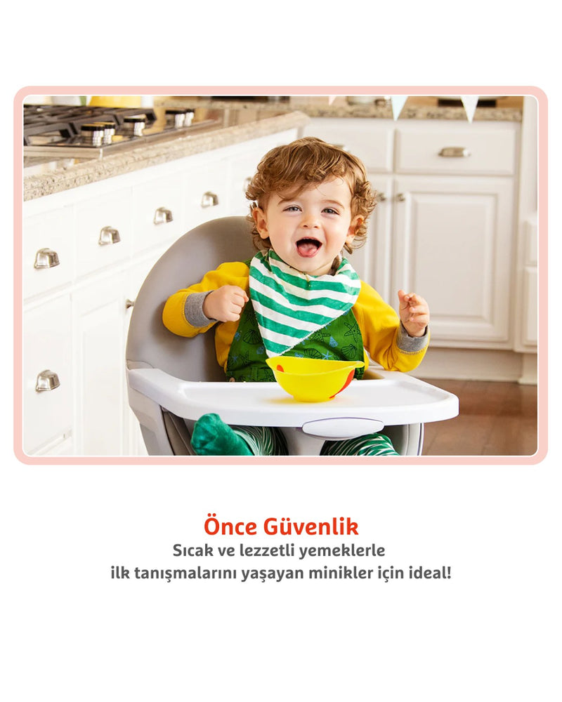 Munchkin Sıcağa Duyarlı Kaseler 3’lü Set | 6 Ay+ | Renk Değiştirir | BPA İçermez