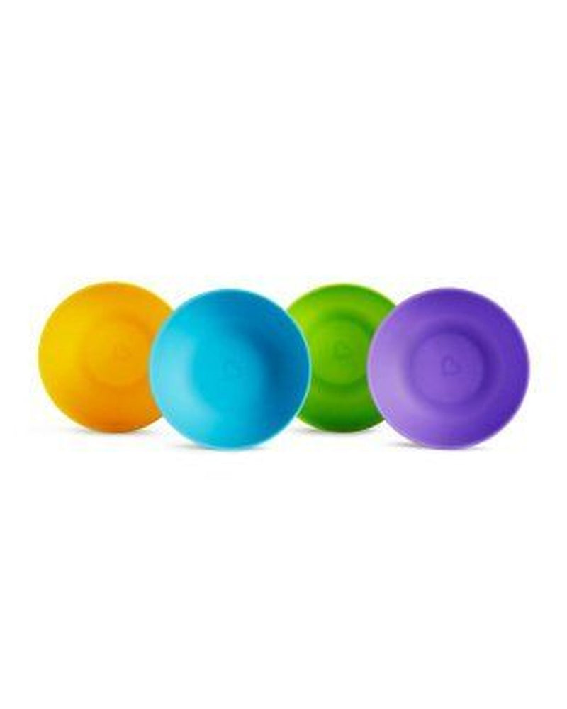 Munchkin Bebek Beslenme Kaseleri | 4 Adet | 6 Ay+ | Renkli | BPA İçermez