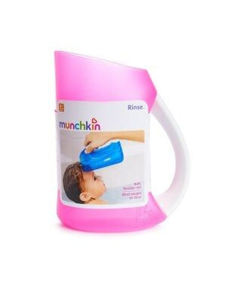Munchkin Bebek Banyo Maşrapası – Pembe | Yumuşak Kenarlı, Ergonomik Kulplu