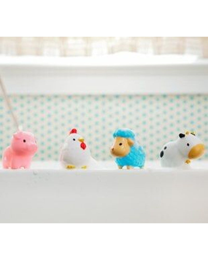 Munchkin Çiftlik Hayvanları Banyo Fışkırtma Oyuncağı – 4’lü Set, İnce Motor Gelişimini Destekler