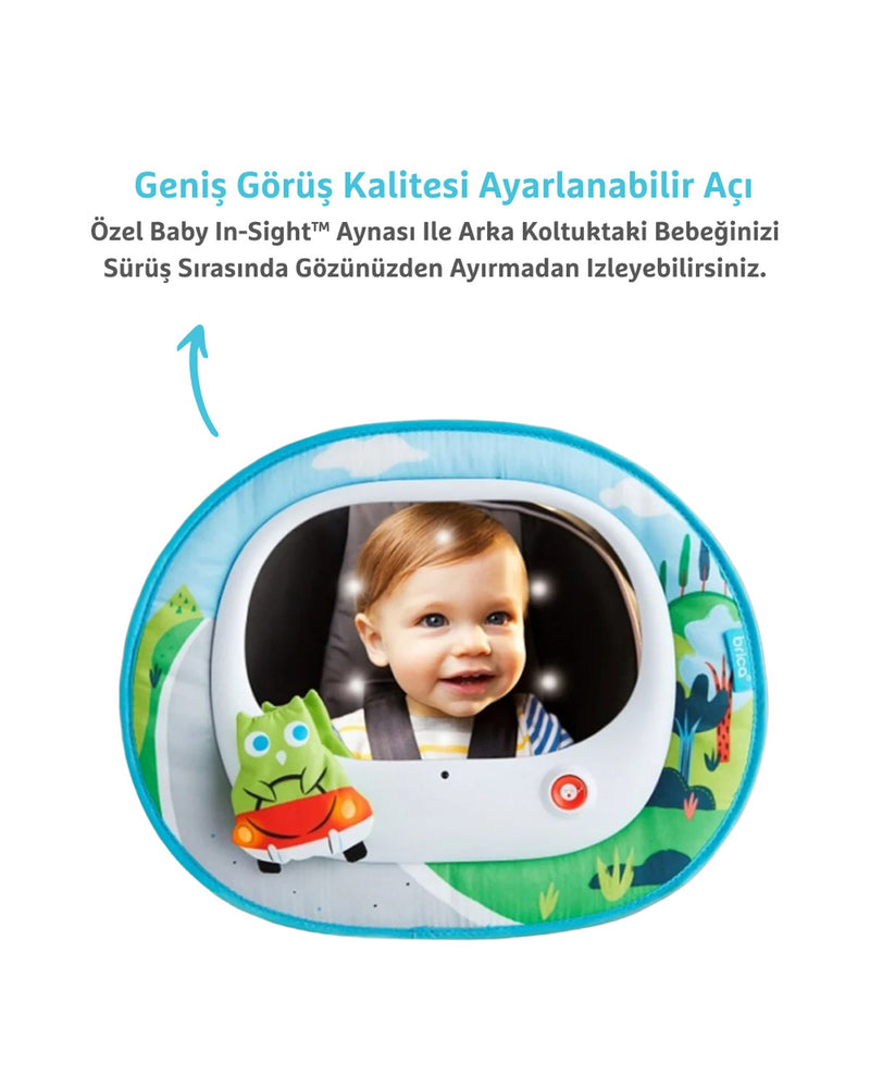 Munchkin Cruisin’ Desenli Bebek Araba Görüş Aynası – Kolay Montaj, Şık Tasarım