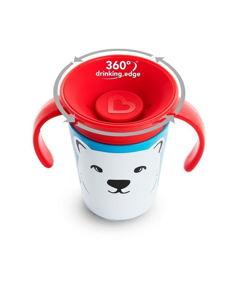 Munchkin Mucize 360 Alıştırma Bardağı, Kutup Ayısı, 6ay+, 177 ml, 1 Adet