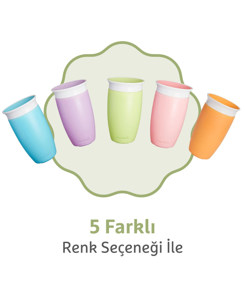 Munchkin Mucize 360° Alıştırma Bardağı, 12ay+, 296ml Yeşil