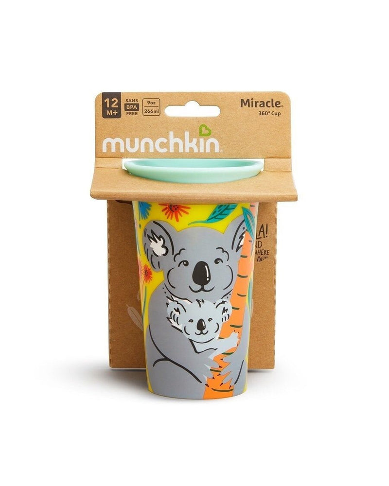 Munchkin Mucize 360° Wildlove Alıştırma Bardağı, 12ay+, 266ml,Koala, 1 Paket