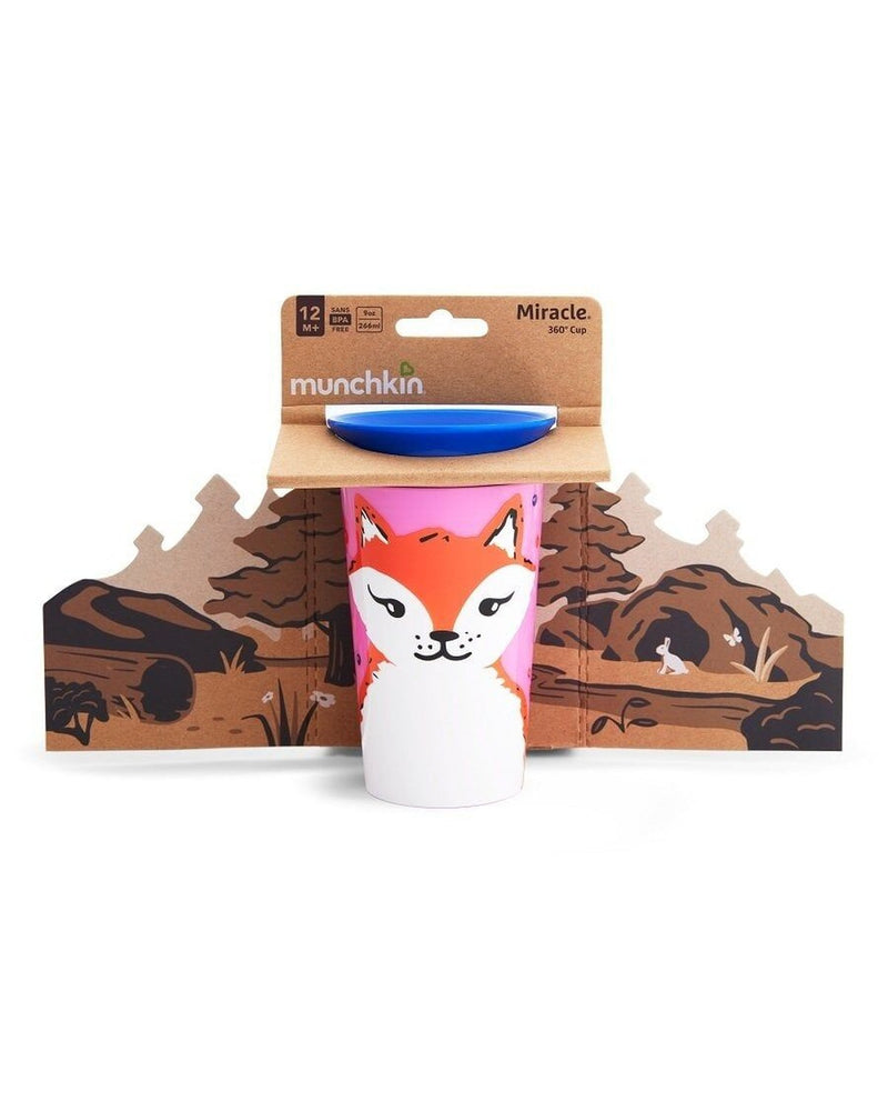 Munchkin Mucize 360° Wildlove Alıştırma Bardağı, 12ay+, 266ml,Tilki , 1 Paket