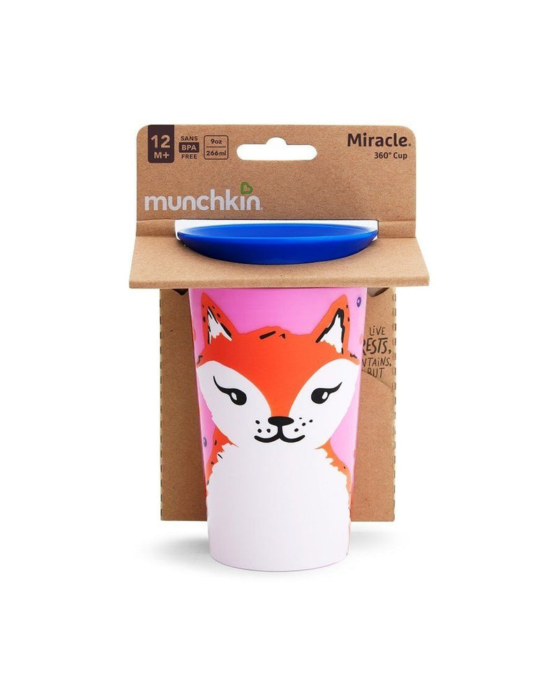 Munchkin Mucize 360° Wildlove Alıştırma Bardağı, 12ay+, 266ml,Tilki , 1 Paket
