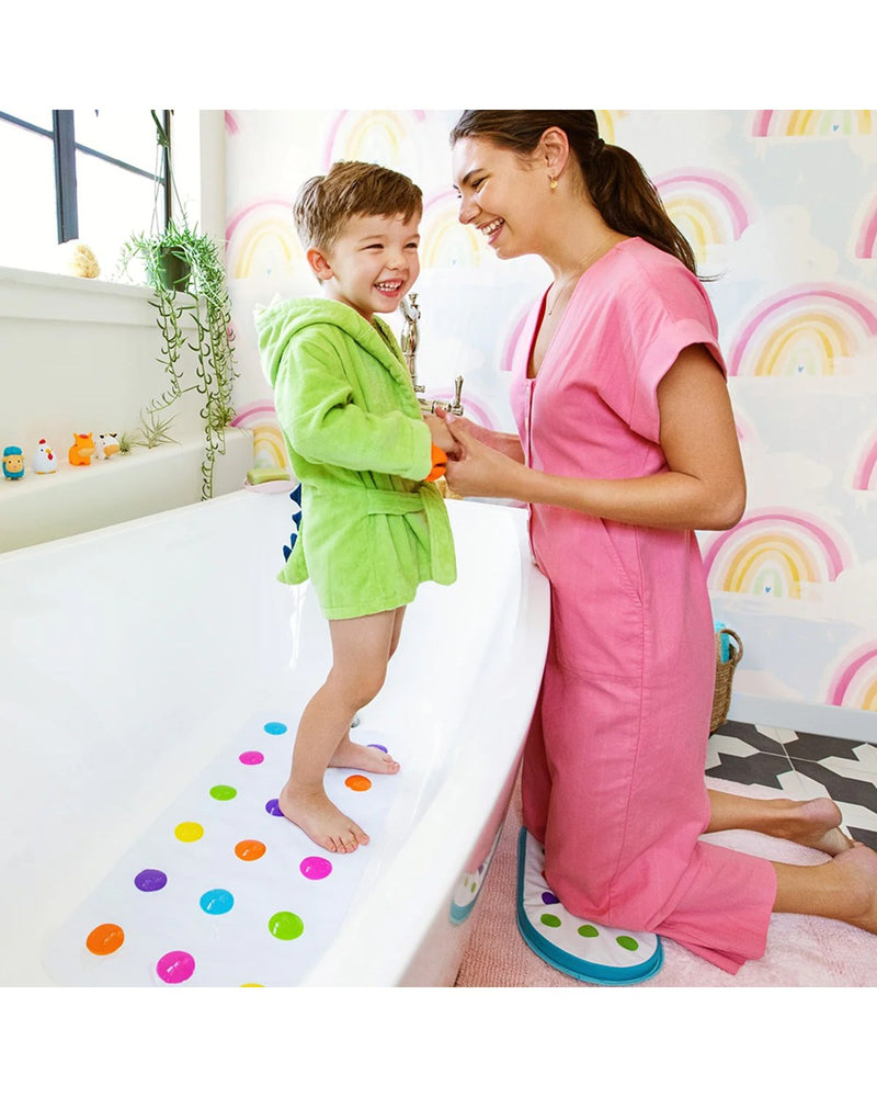 Munchkin Renkli Noktalı Banyo Matı | Kaymaz | 77x36 cm | Bebek ve Çocuk İçin | 1 Adet