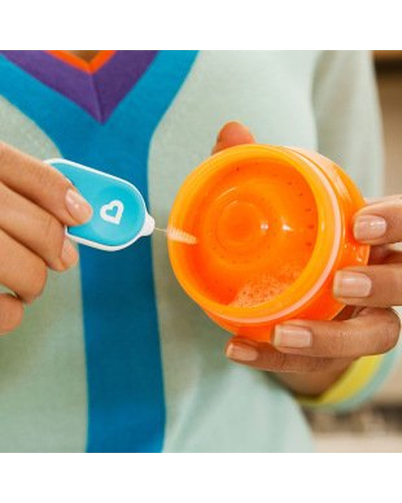 Munchkin Şişe ve Bardak Temizleme Fırça Seti | 4 Farklı Boy | Üst Raf Bulaşık Makinesinde Yıkanabilir