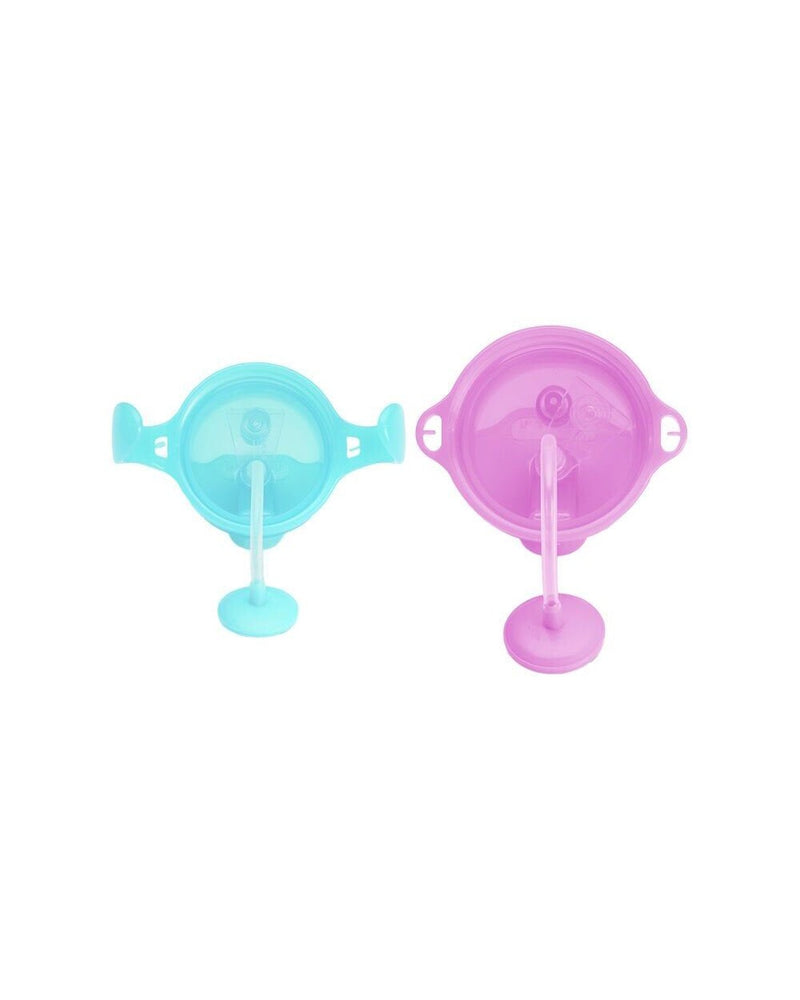 Munchkin Tıklama Kilitli Uçlu Pipetli Alıştırma Bardağı 6ay+ 207 ml Mavi ve 12ay+ 296 ml Mor