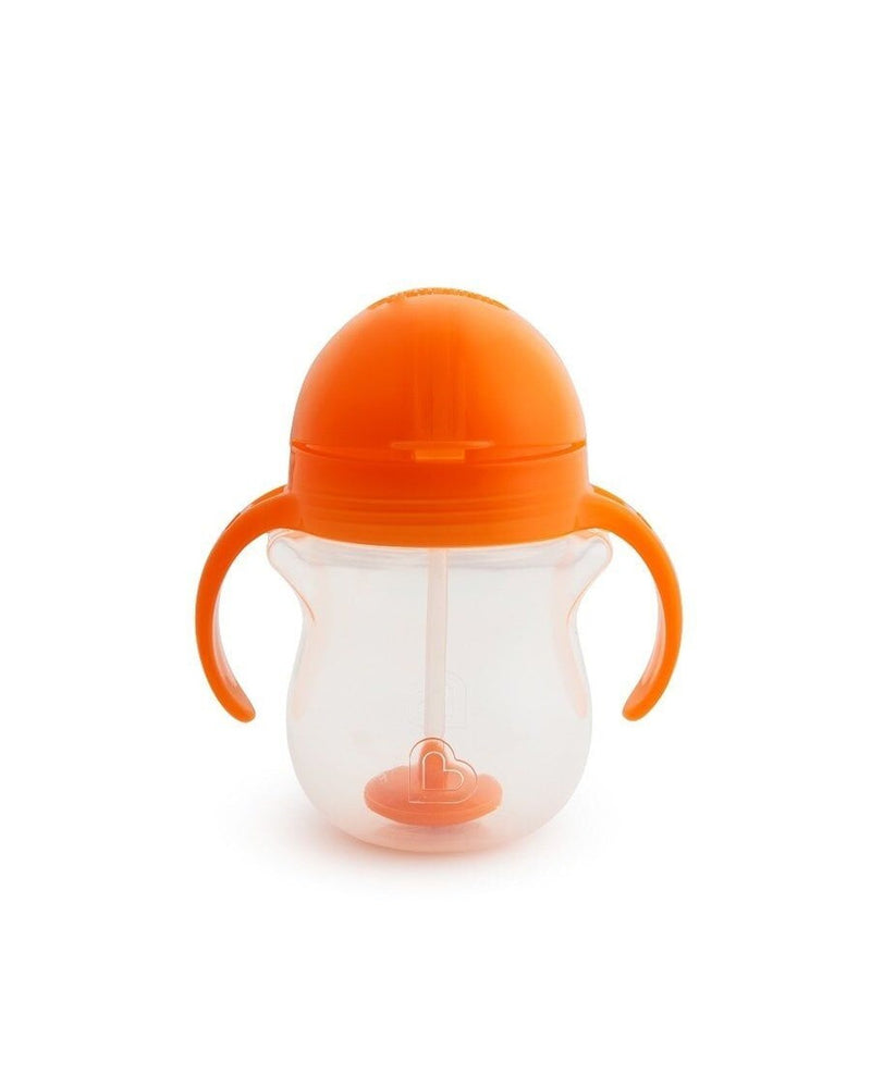 Munchkin Tıklama Kilitli Uçlu Alıştırma Bardağı, 6ay+, 207ml, Turuncu, 1 Adet