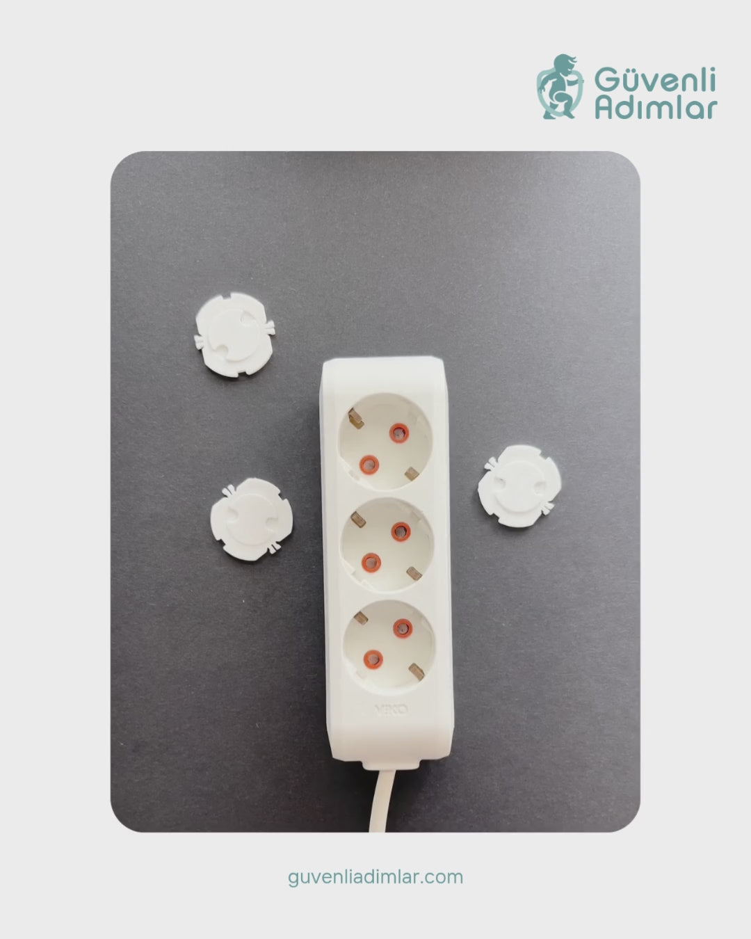 Otomatik Kapanan Priz Kapağı (6 Adet)