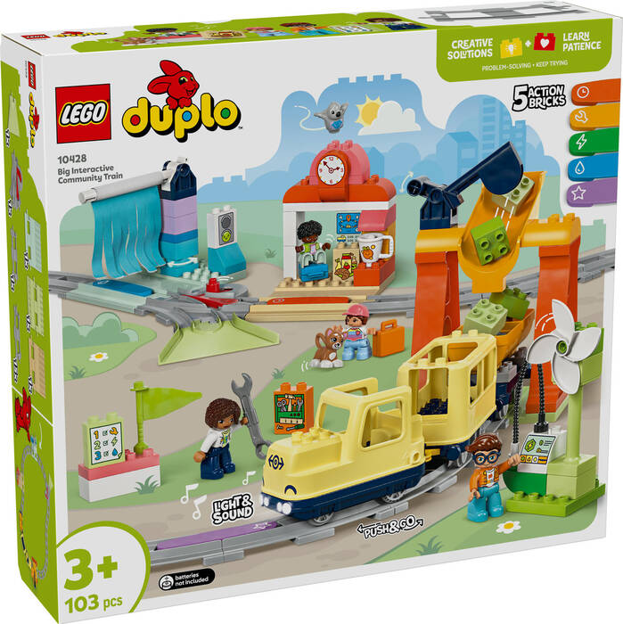 LEGO® DUPLO® Büyük İnteraktif Mahalle Treni 10428 – 103 Parça