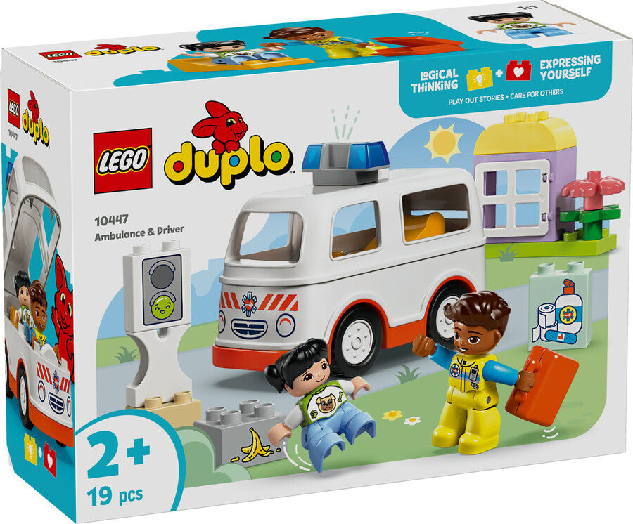 LEGO® DUPLO® Ambulans ve Sürücü 10447 – 19 Parça