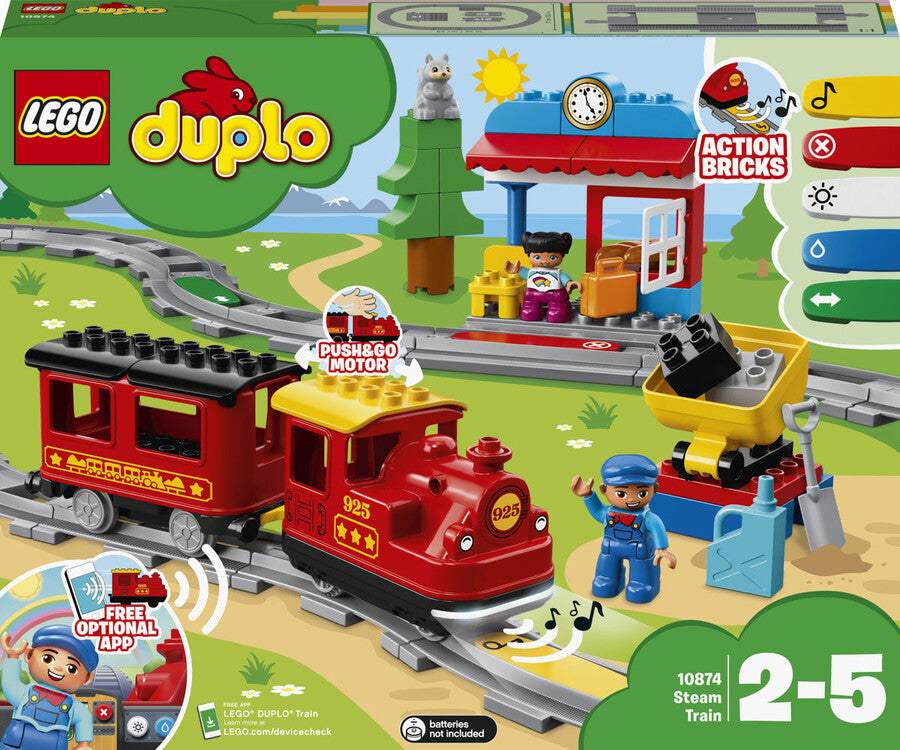 LEGO® DUPLO® 10874 Buharlı Tren – 59 Parça
