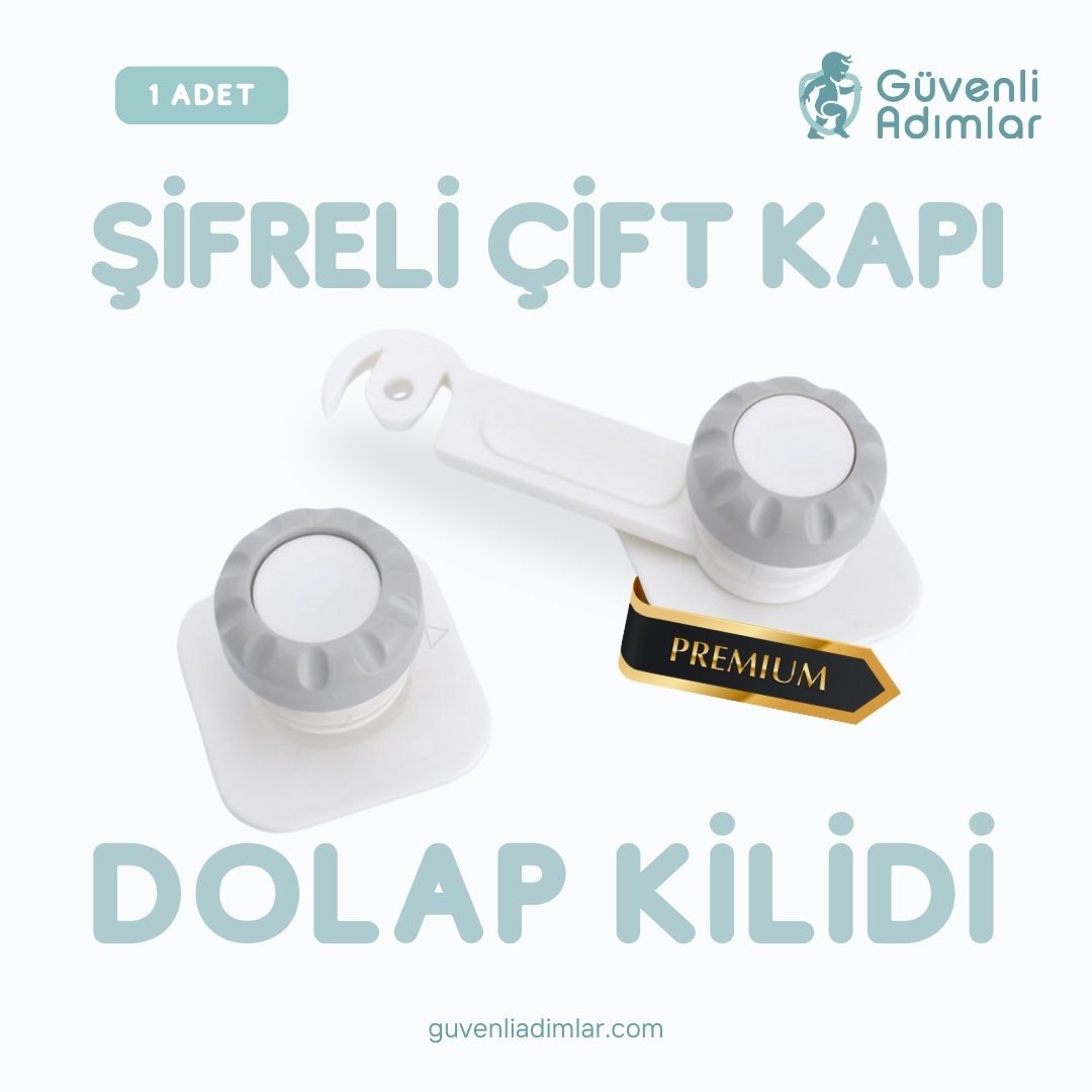 Premium Şifreli Çift Kapaklı Dolap Kilidi