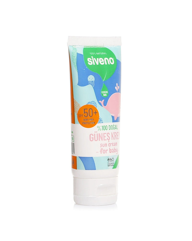 %100 Doğal Bebekler İçin Güneş Kremi 50+F 50 ml