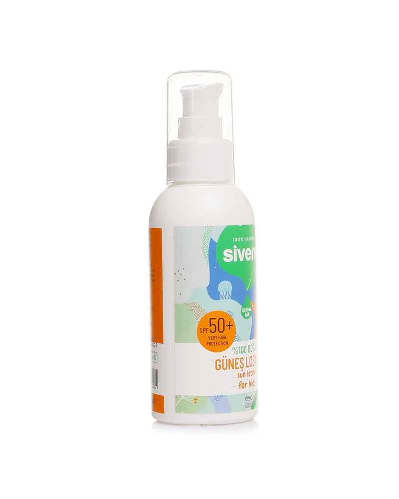 %100 Doğal Çocuklar İçin Güneş Losyonu 50+ Faktör 100 ml