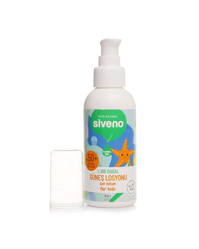 %100 Doğal Çocuklar İçin Güneş Losyonu 50+ Faktör 100 ml
