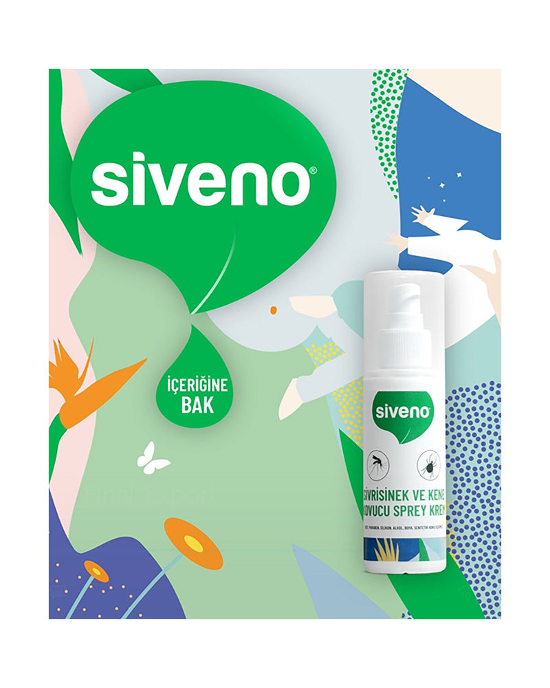 SİVENO %100 Sivrisinek ve Kene Kovucu Sprey Krem 100 ml