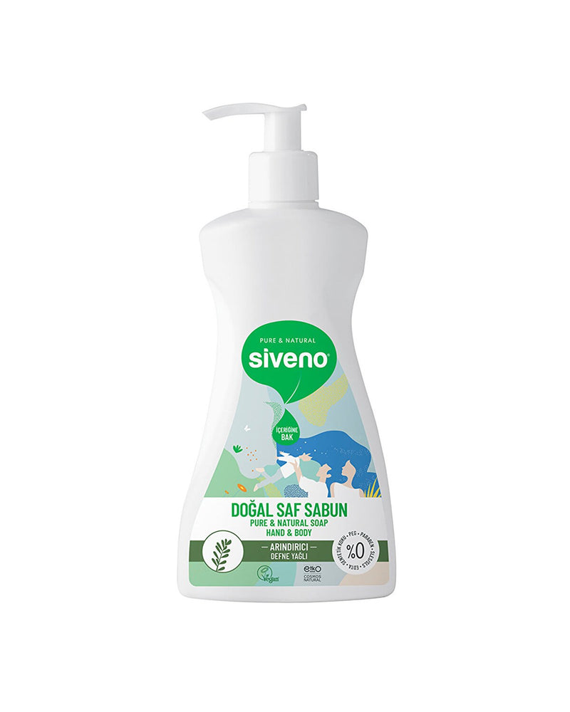 %100 Defne Yağlı Doğal Sıvı Sabun 300 ml
