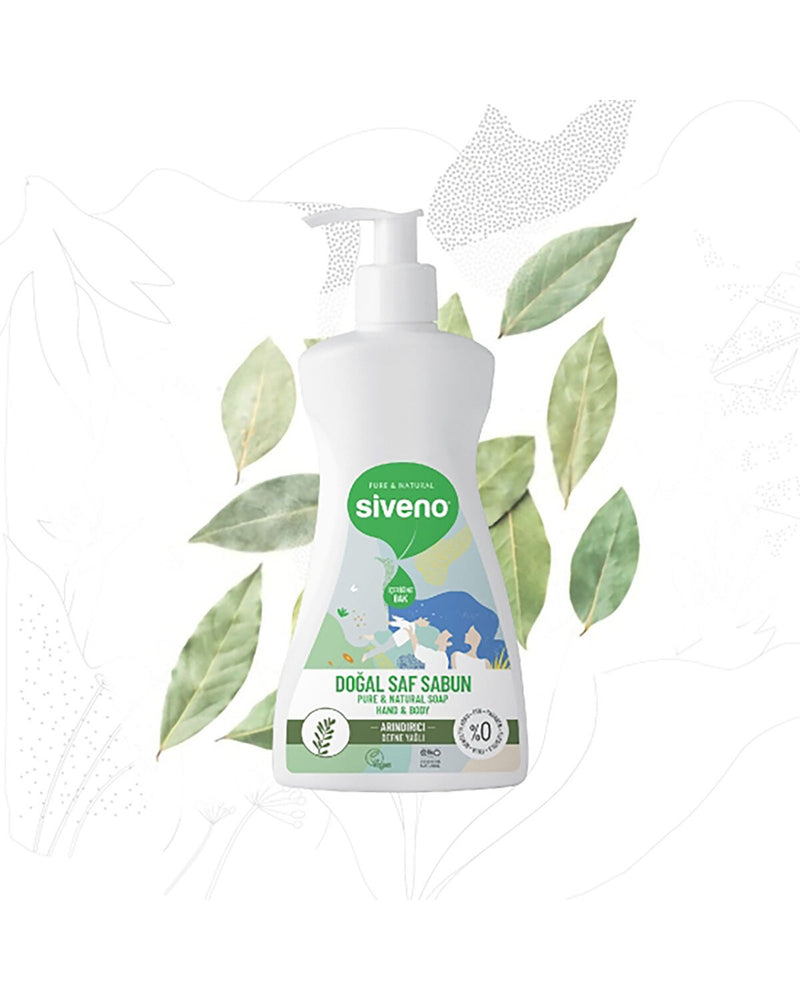 %100 Defne Yağlı Doğal Sıvı Sabun 300 ml