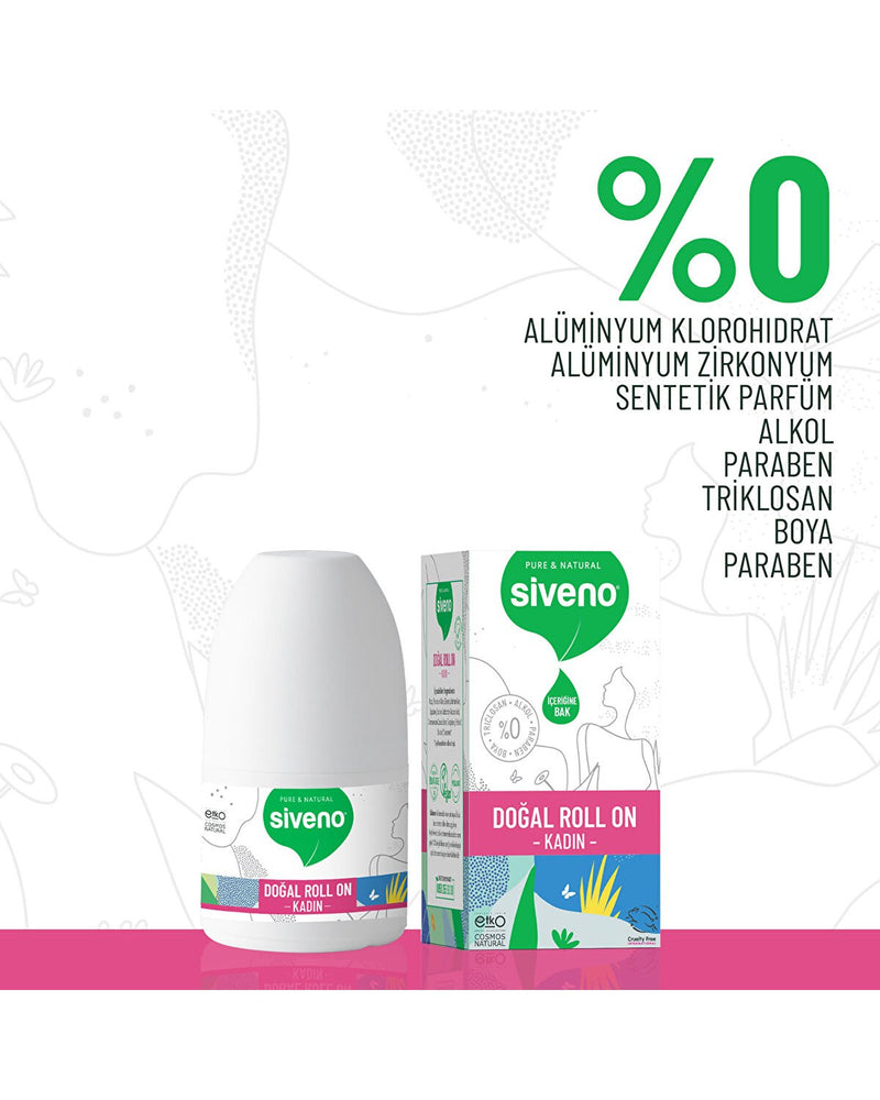 %100 Doğal Roll-On Kadınlar İçin 50 ml