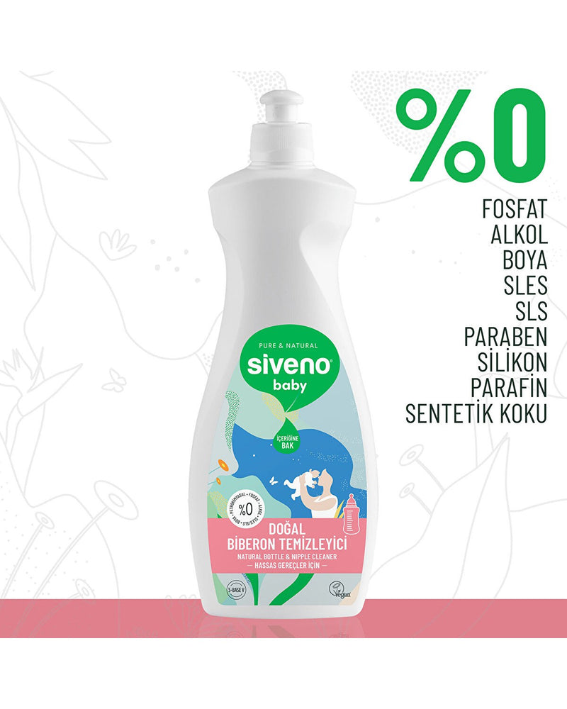 Bebek Doğal Emzik ve Biberon Temizleyici 500ml