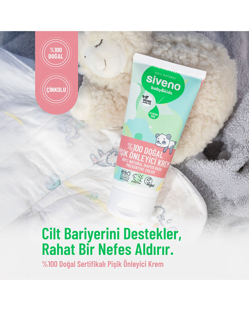 %100 Doğal Bebek Pişik Önleyici Jel Krem 50ml