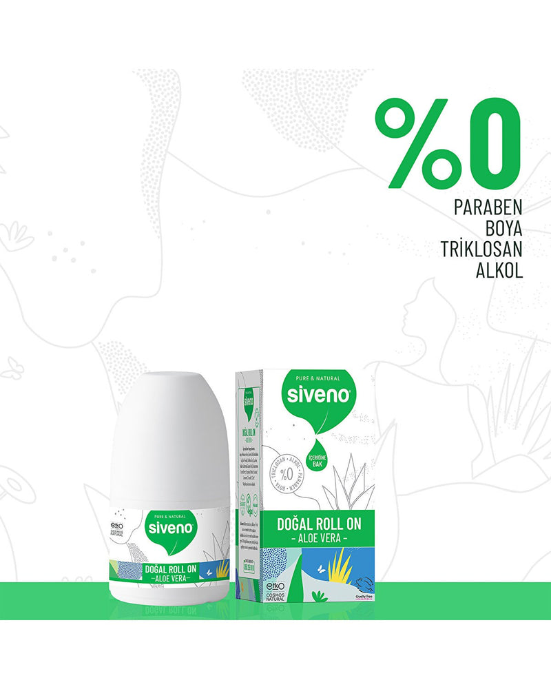 %100 Doğal Roll-On Aloe Vera 50 ml