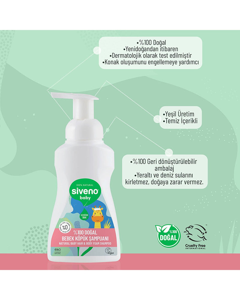 Bebek Köpük Şampuan 250 ml