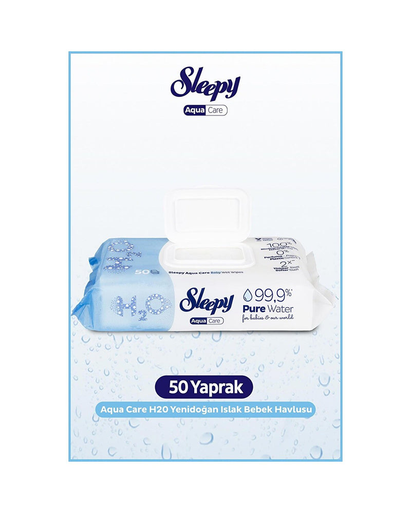 Aqua Care 50'li Islak Mendil