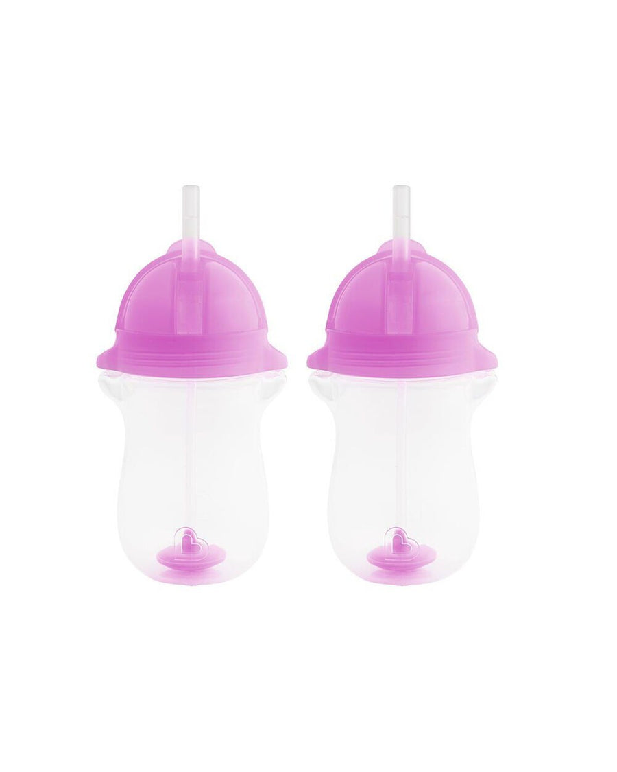 Tıklama Kilitli Uçlu Pipetli Alıştırma Bardağı,12ay+,296ml,2li Paket