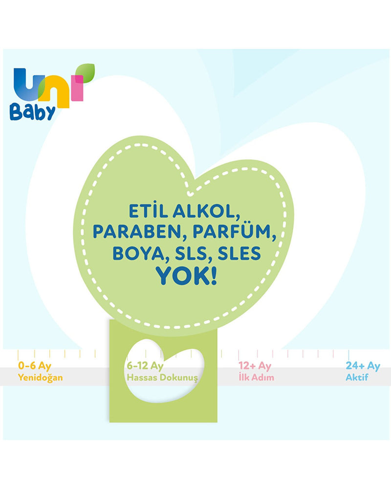 Hassas Dokunuş Bebek Islak Mendil 6-12 Ay 3x52 Adet