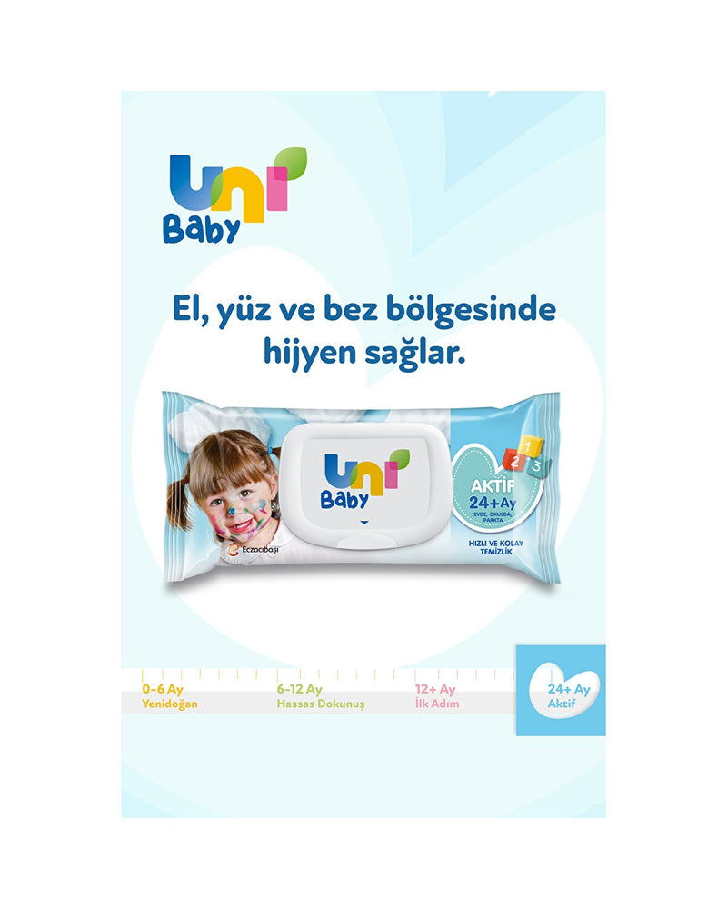 Aktif Bebek Islak Mendil 24+ Ay 3x52 Adet