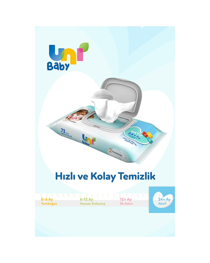 Aktif Bebek Islak Mendil 24+ Ay 3x52 Adet