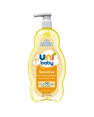 Uni Baby Sensitive Saç ve Vücut Şampuanı 900 ml